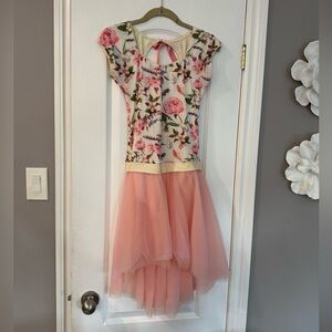 Revolution pink floral dance costume